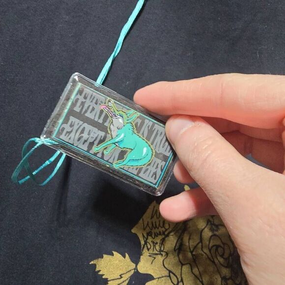 $68 TRUE LOVE FALSE IDOLS by AFFLICTION Long Sleeve Slim Fit Y2K T-shirt NWT - Picture 3 of 5